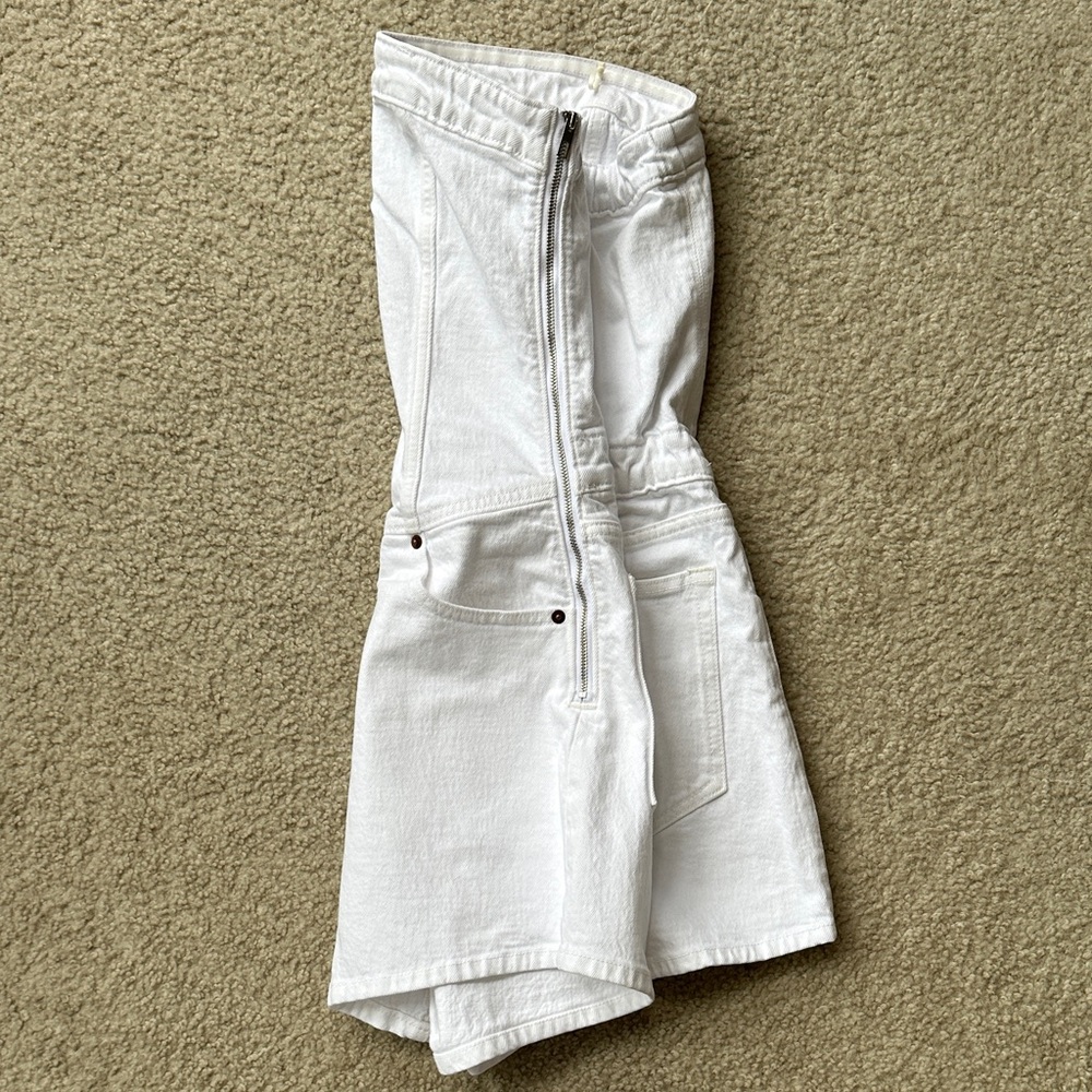 A&F Denim Strapless Romper - Picture 7 of 9